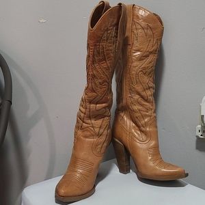 Jessica Simpson Abilene Cowgirl Boots Womans 8B